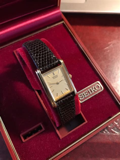 seiko tank watch ladies